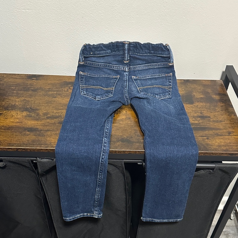 Abercrombie Kids Dark Blue Skinny Jeans - Picture 3 of 4